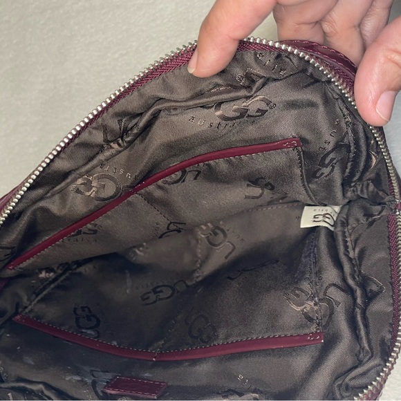 Authentic Ugg Charlee Burgandy Pouch - Picture 6 of 7